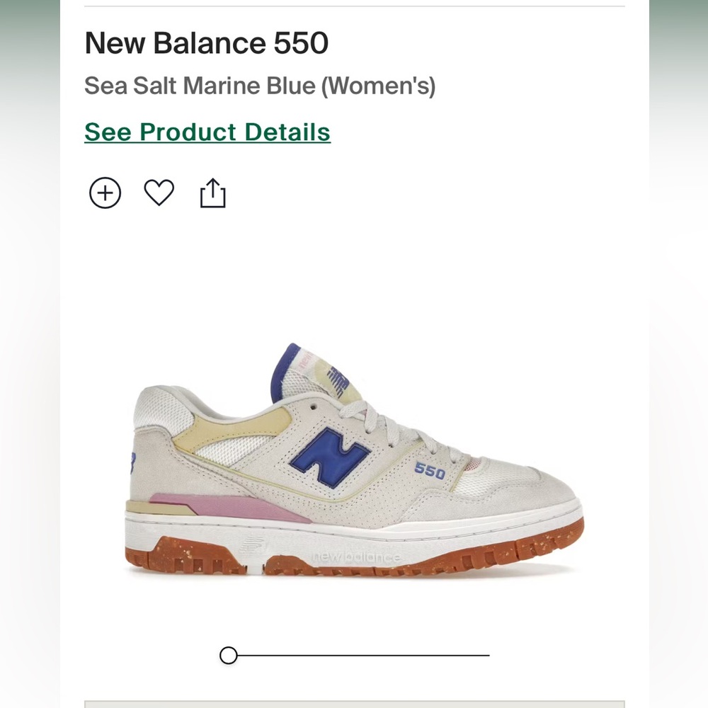 Limited edition new balance 550